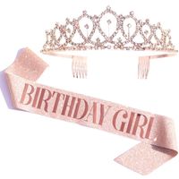 Birthday Letter Crown Cloth Party Costume Props main image 6