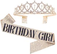 Birthday Letter Crown Cloth Party Costume Props sku image 24