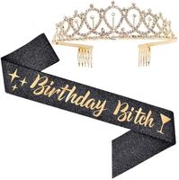 Birthday Letter Crown Cloth Party Costume Props sku image 31