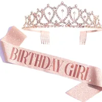 Birthday Letter Crown Cloth Party Costume Props sku image 22