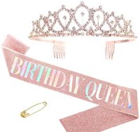 Birthday Letter Crown Cloth Party Costume Props sku image 25