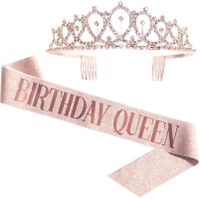 Birthday Letter Crown Cloth Party Costume Props sku image 26