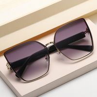 Fashion Gradient Color Pc Cat Glasses Diamond Full Frame Women's Sunglasses main image 4