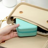 Basic Solid Color PU Leather Jewelry Boxes main image 5