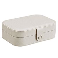 Simple Style Solid Color PU Leather Jewelry Boxes main image 3