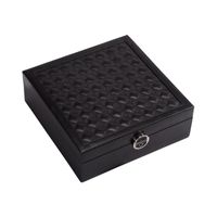 Fashion Argyle Pu Leather Jewelry Boxes sku image 3