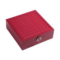 Fashion Argyle Pu Leather Jewelry Boxes sku image 5