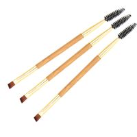 Simple Style Black Artificial Fiber Bamboo Handle Eyelash Brushes 1 Piece main image 5