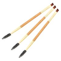 Simple Style Black Artificial Fiber Bamboo Handle Eyelash Brushes 1 Piece main image 4
