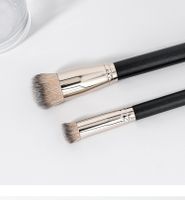 Simple Style Black Artificial Fiber Wooden Handle Makeup Brushes 1 Piece main image 3