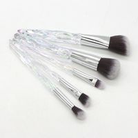 Fashion Multicolor Artificial Fiber Plastic Handle Makeup Tool Sets 1 Set sku image 1