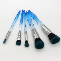 Mode Multicolore Fibre Artificielle Poignée En Plastique Sets D'outils De Maquillage 1 Jeu sku image 3