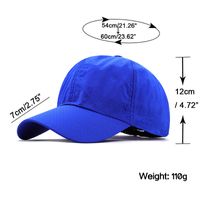 Unisex Fashion Solid Color Embroidery Curved Eaves Baseball Cap main image 4