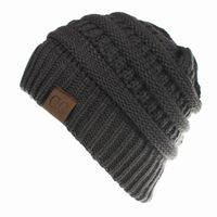 Women's Fashion Solid Color Side Of Fungus Wool Cap sku image 7