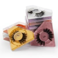 10 Pairs Mixed  Thick Soft Natural Artificial Mink Hair False Eyelashes sku image 1