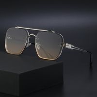 Unisex Fashion Solid Color Pc Square Metal Sunglasses main image 1