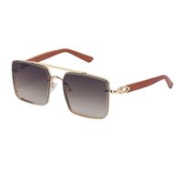 Men's Fashion Solid Color Pc Square Metal Sunglasses sku image 6