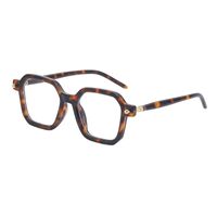 Unisex Mode Farbverlauf Pc Quadrat Metall Sonnenbrille sku image 7