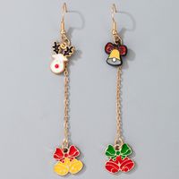 Fashion Bell Alloy Patchwork Earrings 1 Pair main image 5