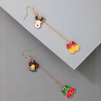 Fashion Bell Alloy Patchwork Earrings 1 Pair main image 4