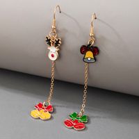 Fashion Bell Alloy Patchwork Earrings 1 Pair main image 6