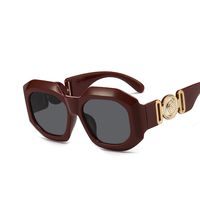 Unisex Fashion Geometric Resin Polygon Sunglasses sku image 3