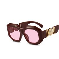 Unisex Fashion Geometric Resin Polygon Sunglasses sku image 4