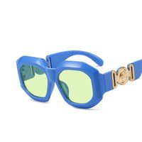 Unisex Fashion Geometric Resin Polygon Sunglasses sku image 9
