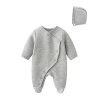 Casual Solid Color 100% Cotton Baby Clothes main image 1