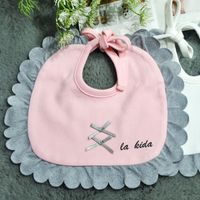 Fashion Solid Color 100% Cotton Saliva Towel Baby Clothes main image 3