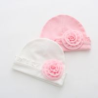 Fashion Solid Color 100% Cotton Flowers Baby Clothes main image 1