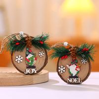 Christmas Doll Wood Party Hanging Ornaments main image 5