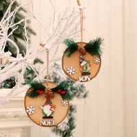Christmas Doll Wood Party Hanging Ornaments main image 4