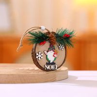 Weihnachten Puppe Holz Gruppe Hängende Ornamente sku image 2