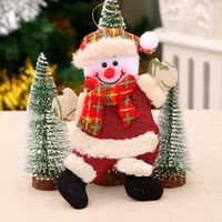 New Christmas Tree Accessories Pendant Christmas Doll Dancing Cloth Doll Small Pendant Gift sku image 30