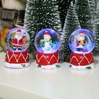 Christmas Santa Claus Glass Party Ornaments main image 4