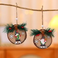 Christmas Doll Wood Party Hanging Ornaments main image 1