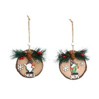 Christmas Doll Wood Party Hanging Ornaments main image 2