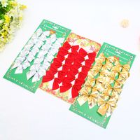 Christmas Bow Knot Cloth Party Decorative Props main image 1