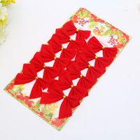 Christmas Bow Knot Cloth Party Decorative Props main image 5