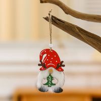 Christmas Santa Claus Wood Party Hanging Ornaments sku image 1