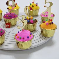 Date D'anniversaire Numéro Arylique Fête Fournitures De Décoration De Gâteaux main image 3