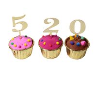 Date D'anniversaire Numéro Arylique Fête Fournitures De Décoration De Gâteaux main image 2