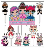 Birthday Cartoon Arylic Party Cake Decorating Supplies sku image 7