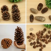 Christmas Pine Cones Wood Party Decorative Props sku image 25