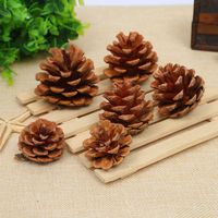Christmas Pine Cones Wood Party Decorative Props main image 5