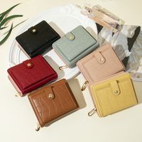 Fashion Plaid Square Buckle Small Wallet Clutch Bag main image 4