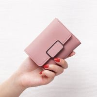 Fashion Heart Shape Solid Color Tassel Square Flip Cover Small Wallet sku image 13