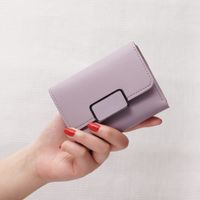 Fashion Heart Shape Solid Color Tassel Square Flip Cover Small Wallet sku image 14