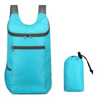 Sports Solid Color Square Zipper Functional Backpack sku image 26